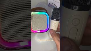 Unboxing parlante k12 inalambrico con microfono asmr [upl. by Aipmylo]