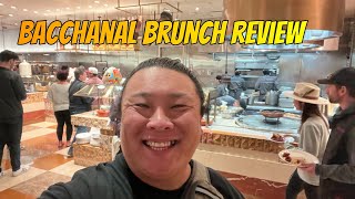 LAS VEGAS BUFFET REVIEW  Bacchanal Brunch at Caesars Palace [upl. by Renmus543]