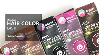 How to make your hair colour last  Godrej Expert Rich Crème hair colour [upl. by Doraj]