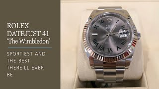 REVIEW Rolex Datejust 41 Wimbledon 126334 [upl. by Ardaed]