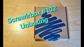 Scrawlrbox 102 February 2024 Unboxing  I Won a Giveaway [upl. by Ytsirhc245]