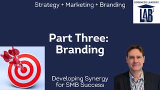 Strategy Marketing and BrandingPart 3  Branding and Synergy a Business leaders Lab Discussion [upl. by Lora866]