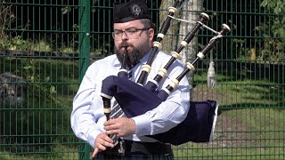 Inveraray Castle Strathspey from piper Ross Millar during the 2021 Oban Games Argyllshire Gathering [upl. by Zurciram]