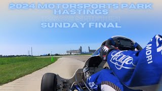 2024 Motorsports Park Hastings 125cc Shifter Sunday Final [upl. by Nahte]