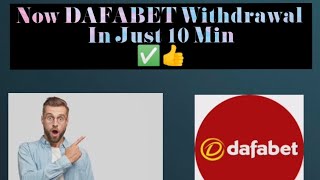 DAFABET WITHDRAWAL IN JUST 10 MIN [upl. by Eidnar]