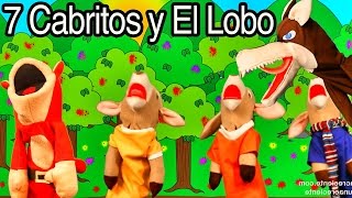 Los 7 Cabritos y El Lobo Feroz con El Mono Sílabo  Cuentos Infantiles  Lunacreciente [upl. by Shulem814]