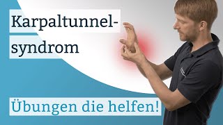 Karpaltunnelsyndrom  Übungen die helfen [upl. by Aicercul362]