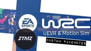 EA WRC with UEVR 2DOF and Finnish pacenotes Suominuotit uses ZTMZ Next Gen [upl. by Nylrahc]