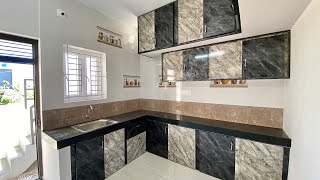 10x10 Modular Kitchen Design  PVC Modular Kitchen  Low Budget Model [upl. by Maisel710]