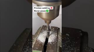 Friction Welding with Borax 🔥 asmr satisfyingvideo experiment asmrsounds [upl. by Eniamzaj]