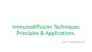 Immunodiffusion techniques part 2 [upl. by Akeemaj205]