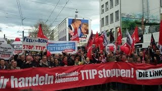 TTIPDemo in Hannover [upl. by Ahsurej]