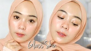 Glass Skin Skincare  Makeup Tutorial  Putri Melati [upl. by Janelle]