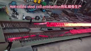 Hotrolled steel coil production How much is steel price today quality [upl. by Ayanat]