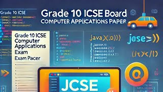 Grade 10 ICSE Board computer application paper [upl. by Candide]