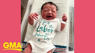 These newborns put the ‘labor’ in Labor Day [upl. by Ueih]