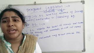 DELEGATED LEGISLATIONNEED FOR DLSECONDARY LEGISLATIONGENERAL LAWSTSNPDCL JPO SYLLABUSTELUGU [upl. by Asikal626]