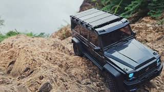 Monster Scale 18 RC Off Road Mercedes Brabus G550 Pro Traction Hobby [upl. by Akkina]