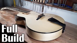 Making a Custom Archtop Guitar Full build [upl. by Lizabeth565]