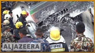 🇳🇵 Nepal USBangla plane crash probe begins in Kathmandu  Al Jazeera English [upl. by Maryn37]