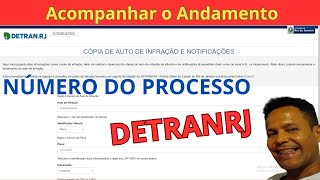 DETRAN RJ Como acompanhar ANDAMENTO DO PROCESSO [upl. by Olbap]