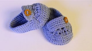 Tutorial I Mocasines de bebe  cucaditasdesaluta [upl. by Hniv528]