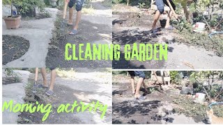 Gardening  planting and cleaning [upl. by Aramak]