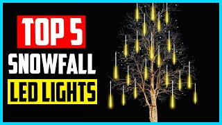 Top 5 Best Snowfall LED Lights for Outdoor Decoration 2024 [upl. by Rolandson]