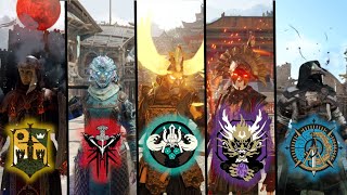 The Ultimate For Honor Fashion Showcase  All Heroes Loadouts Rep 10 Max Gear [upl. by Farrel643]