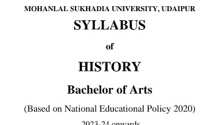 BA II semester History syllabusMLSU HistoryHISTORY OF INDIA From 750 CE to 1707 CE [upl. by Shela]