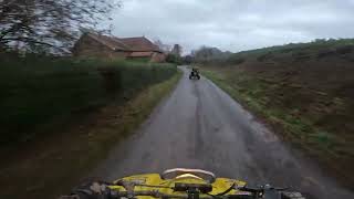 Suzuki LTZ 400 Trip to France  Day 1 PART 2 [upl. by Bonns817]