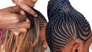 HOW TO BRAID FOR BEGINNERS  BRAIDING STYLES  BRAIDING SKILLS braid hairdo beauty [upl. by Marlene]