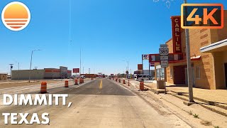 Dimmitt Texas Drive with me through a small town in Castro County Texas USA [upl. by Chuah]