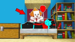 Killer Clown is Outside My House in Minecraft [upl. by Anastatius]