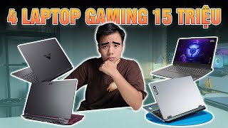 Top 4 Laptop Gaming 15 Triệu ĐÁNG MUA nhất 2024 [upl. by Enak527]