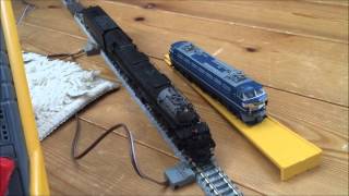 Athearn Nscal 4884 BIGBOY DC control test [upl. by Nnylorac]