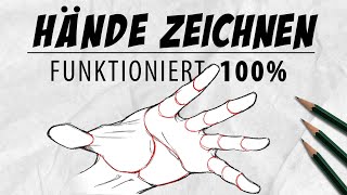 Hände zeichnen lernen in 10 Minuten  Tutorial  Drawinglikeasir [upl. by Abbi]