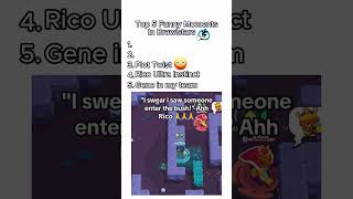 Top 5 Funny Moments in Brawlstars 😂👍 brawlstars brawstarsmemes brawlstarsyoutube [upl. by Naujyt761]