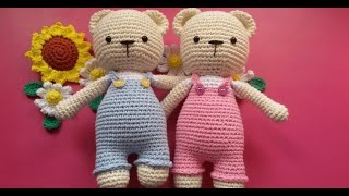 Ositos Primavera  Teje con GanchiBol un amigurumi [upl. by Acilef]