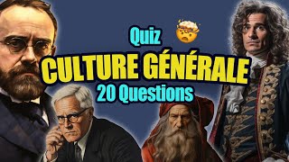 QUIZ de Culture Générale  🧠 20 Questions pour te tester [upl. by Conner]