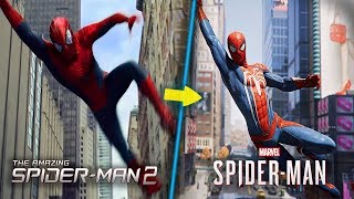 Recreating scenes in SpiderMan PS4 from The Amazing SpiderMan 2 [upl. by Whitson]