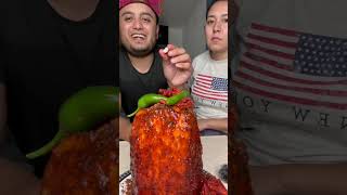 Mi novia no quiere comer chile algotranqui mukbang picante [upl. by Carbone]