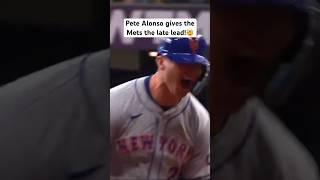 Pete Alonso gives the Mets the late lead🤯🔥 [upl. by Patience]