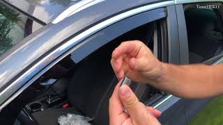 How to install wind deflectors TeamHEKO [upl. by Suter663]