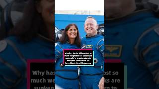 Why has Sunita Williams lost so much weight that her cheeks are sunken incelebrity sunitawilliams [upl. by Kalie]