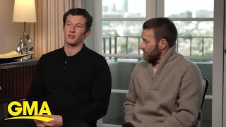 Joel Edgerton and Callum Turner talk The Boys in the Boat [upl. by Craw]