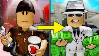 POOR TO RICH PART 3 A NEW BOSS IN TOWN A Sad Roblox Jailbreak Movie [upl. by Dleifrag]