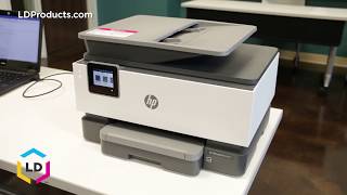 How to Check the Ink Levels on the HP OfficeJet Pro 9015 and 9025 [upl. by Tamara]