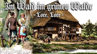 Im Wald im grünen Walde ● Lore Lore German hunter songEnglish translation [upl. by Eislel]