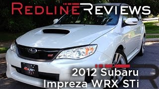 2012 Subaru Impreza WRX STi Review Walkaround Exhaust amp Test Drive [upl. by Kovacev]